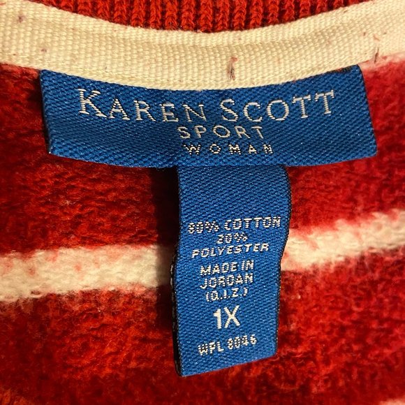 Boxy Coastal Striped Crewneck Sweatshirt - Picture 4 of 8